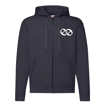 EE Fruit of the Loom Zip-Hoodie Navy
